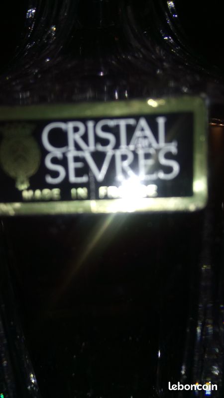 Carafe cristal de sevres (image 2)