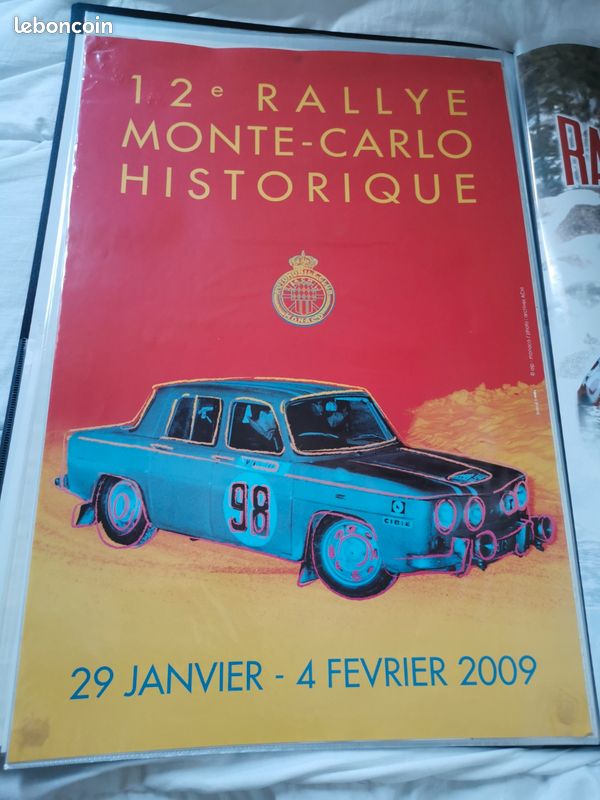 Affiche Officielle Du 82 ème Rallye De Monaco 2014