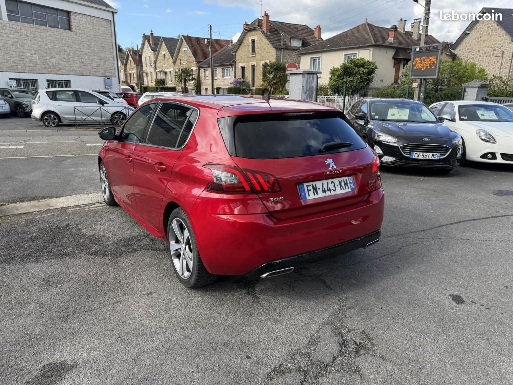 PEUGEOT 308 1.5 BlueHDi S&S - 130 GT Line gps + clim + camera AR + Radar AR (image 3)