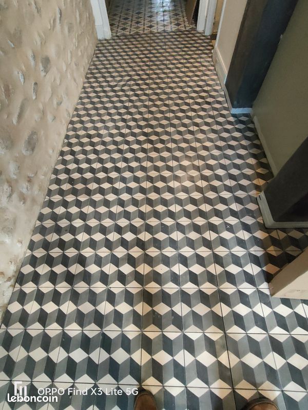 Carreaux Ciment Cubes 3D (image 2)