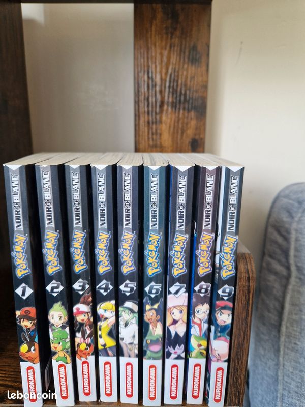 Pokémon Noir et Blanc Tome 1 à 9 – Série complète – Très bon état (image 2)
