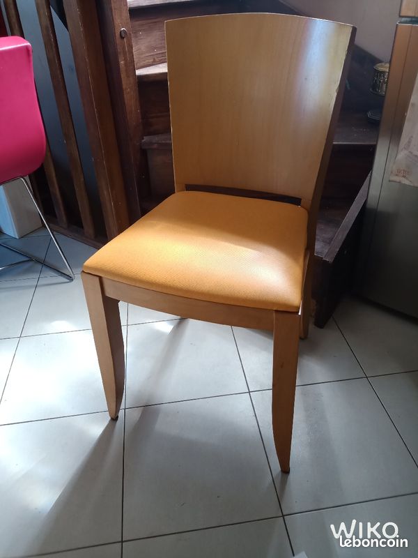 Chaise bois pascal Mourgue (image 1)