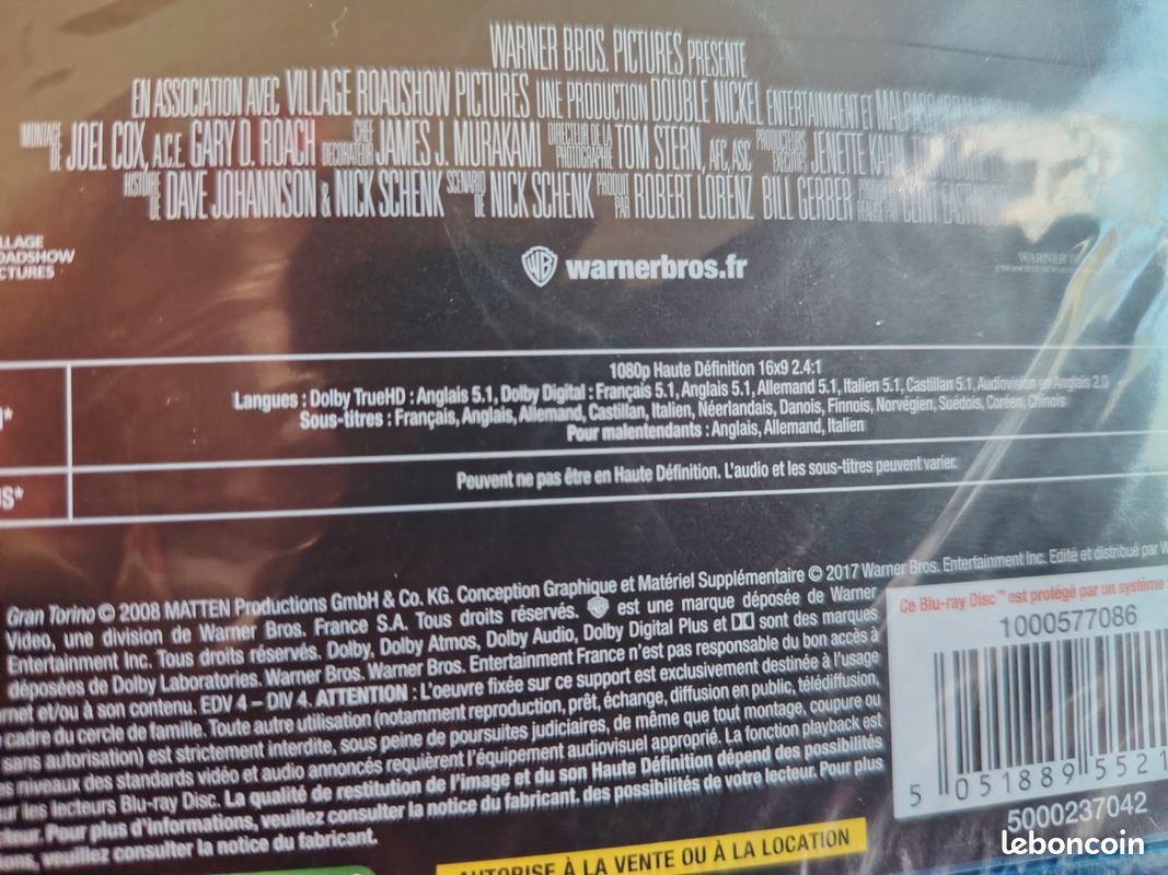 Grand Torino Blu Ray (image 3)