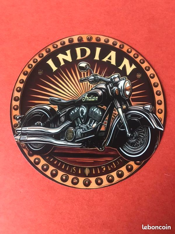Plaque Métal Vintage Motorcycle | Le Rif Western