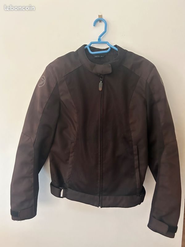 Veste moto femme avec dorsale (image 1)