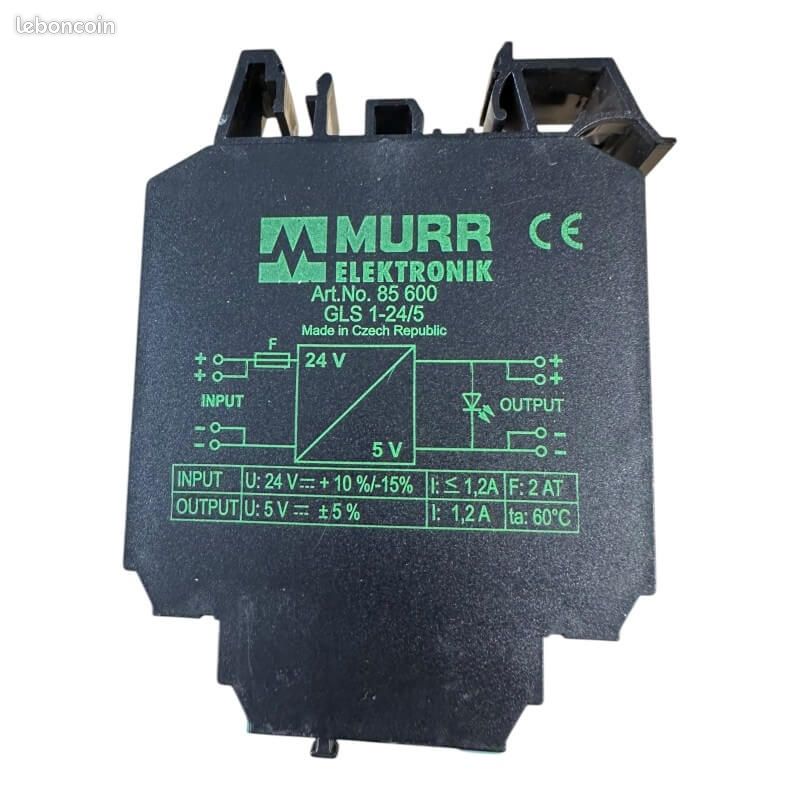 Murr elektronik 85 600 gls 1-24/5 converter module (image 2)