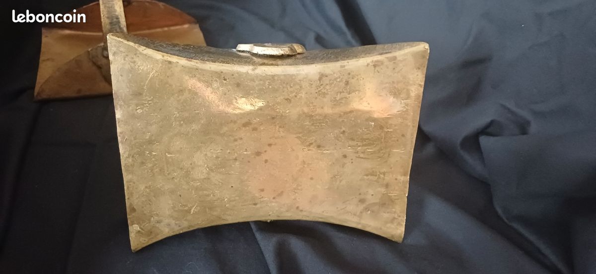 Paire D'étriers De Collection Vintage En Laiton - Fait Main - Inde - G42-196