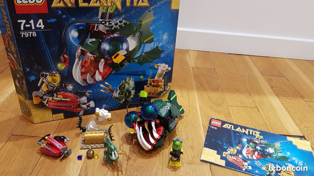 Lego Atlantis - 7978 - La créature maléfique (Complet) - Jeux & Jouets