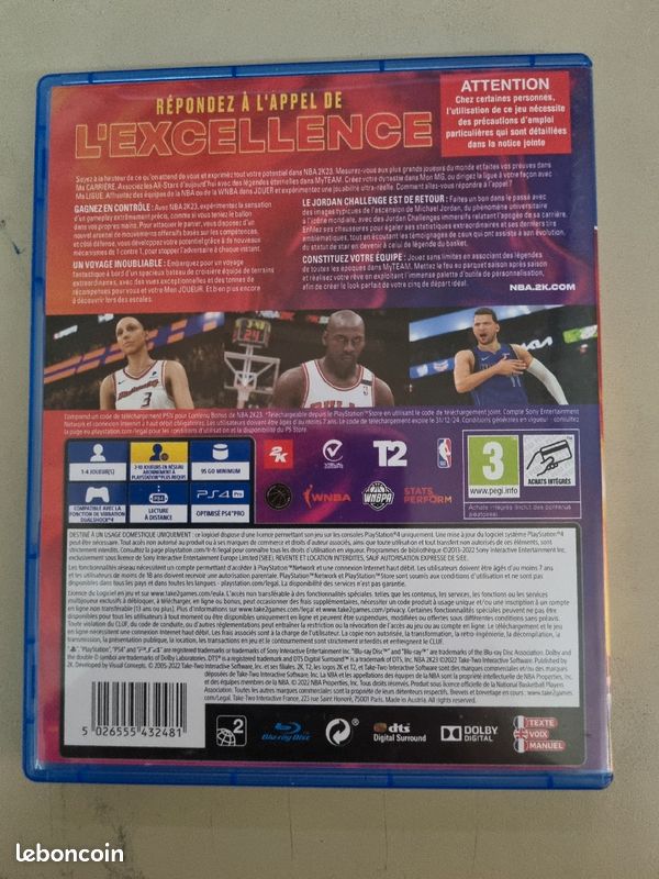 Jeu PS4 NBA 2k23 (image 3)
