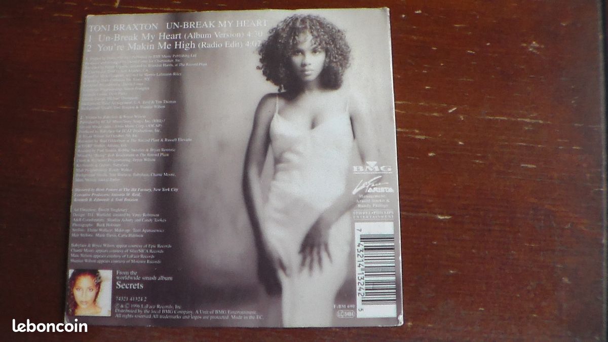 TONI BRAXTON Un Break My Heart (version originale 1996) (image 6)