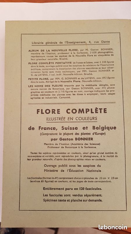 Nouvelle flore , détermination des plantes, fleurs mellifères (image 2)