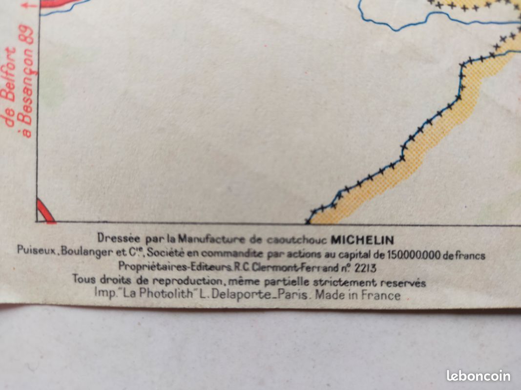 Carte Routière Ancienne De L'Europe 1866 - Grand Format Couleurs, Signée LALLEMAND + Étui