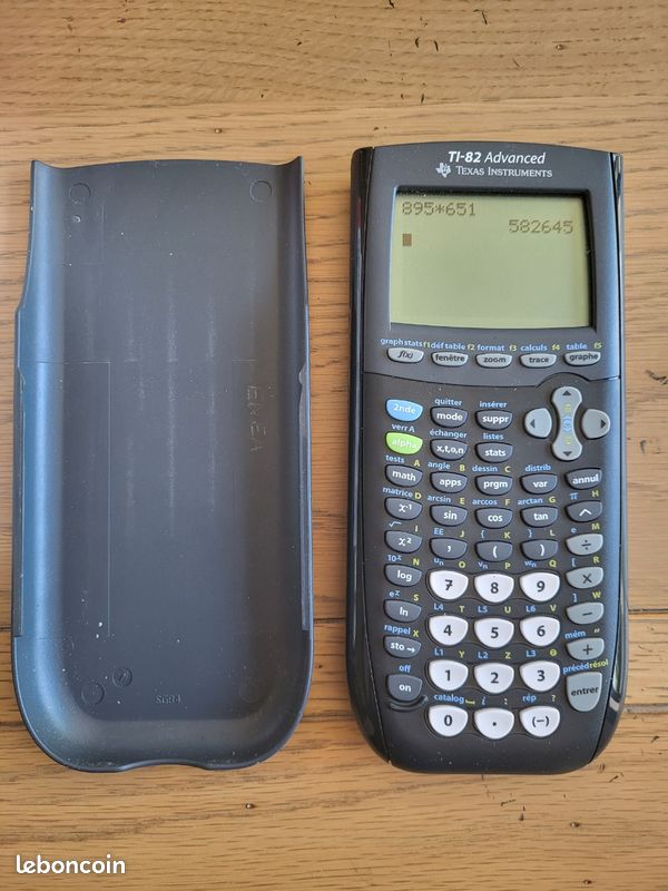 Calculatrice Graphique Texas Instruments TI-82 Avec Manuel, Très Bon état, Lycée