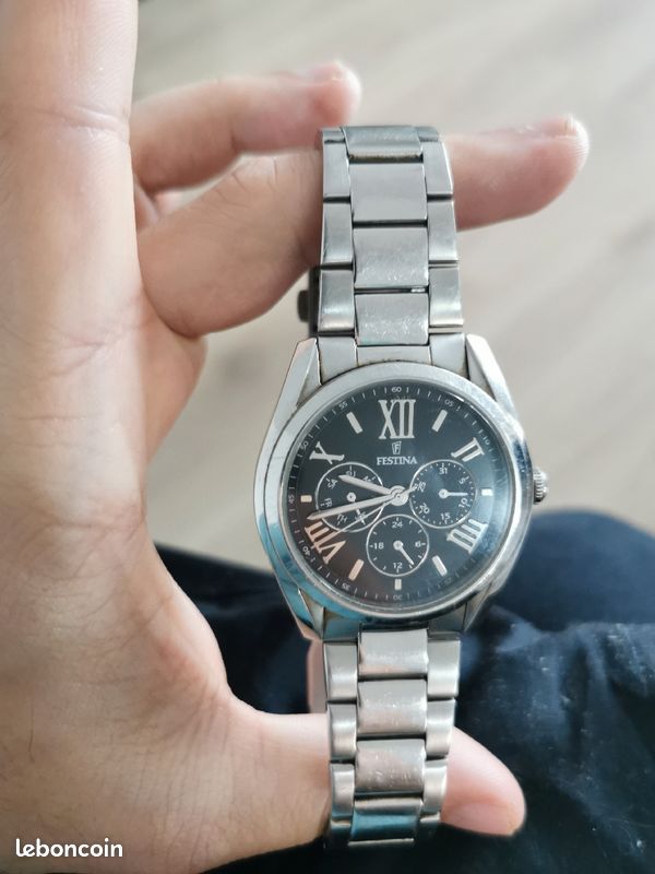 Montre Festina en acier inoxydable (image 1)