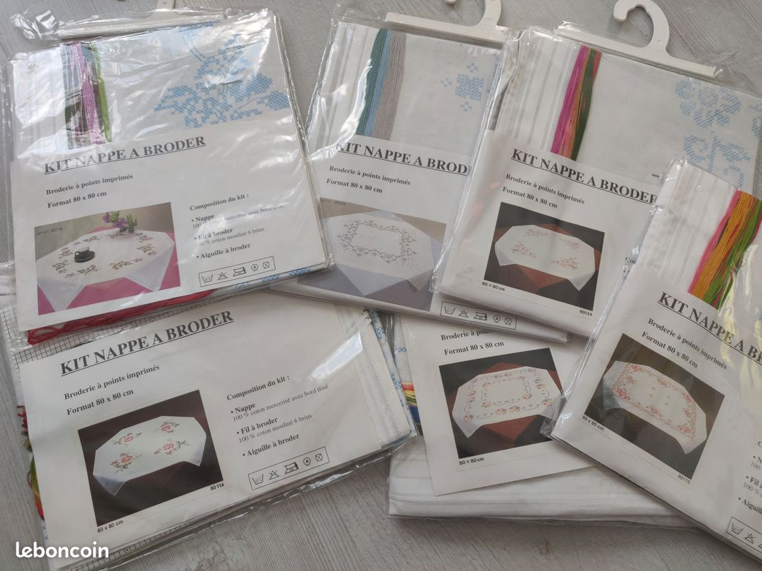 Kit nappe à broder (image 1)