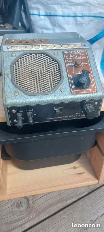 Ancien interphone / poste de communication vintage – objet de collection (image 4)