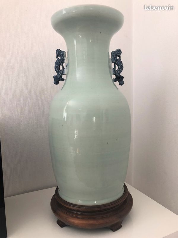Vase de Chine en porcelaine, début XXème siècle, excellent état (image 8)