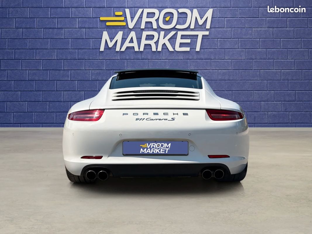 PORSCHE 911 (991.1) Coupe 3.8 400ch Carrera S PDK - Sport Chrono Plus - Cuir étendu - TO - Echappement sport (image 4)