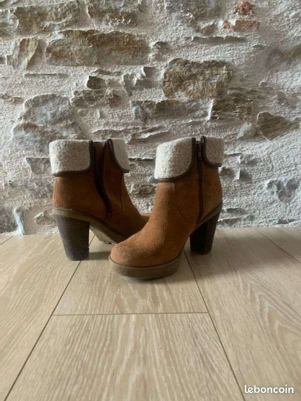 Bottines daim (image 1)
