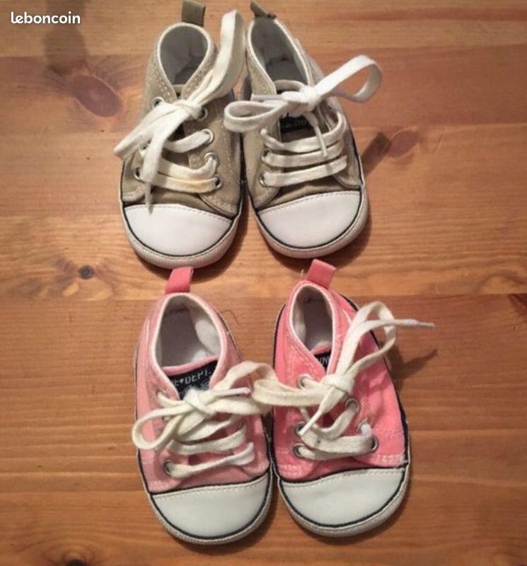 Chaussures bébé type converse /kittyange (image 3)