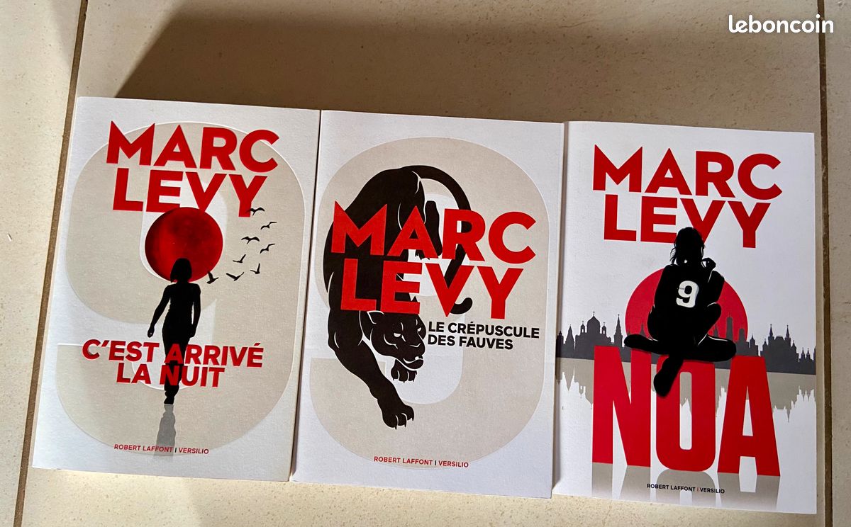 3 romans de la trilogie "série 9" de marc levy - neufs jamais lus (image 1)