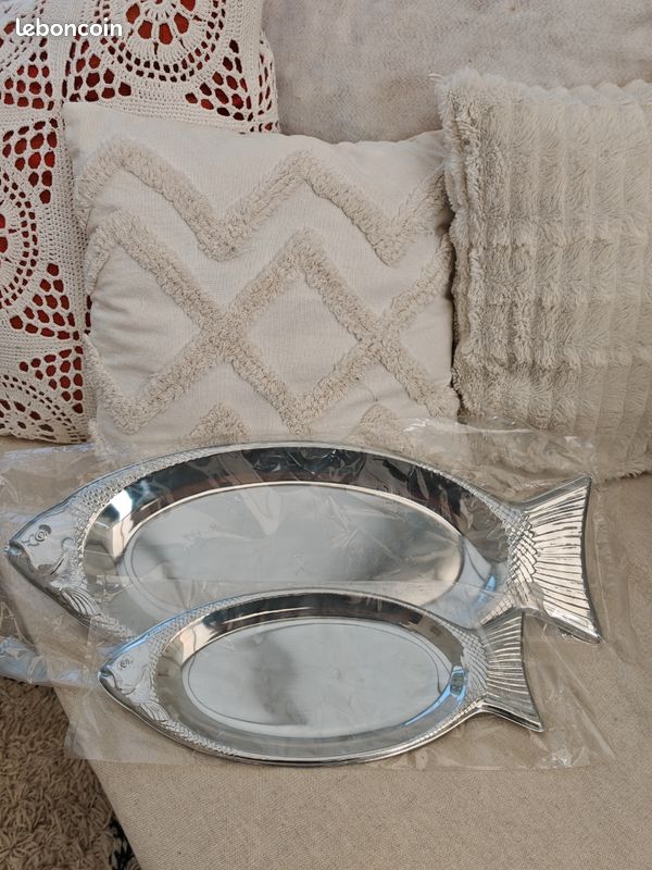 MamboCat OSLO Lot De 2 Plats à Poisson M I (L X L) 29 X 16