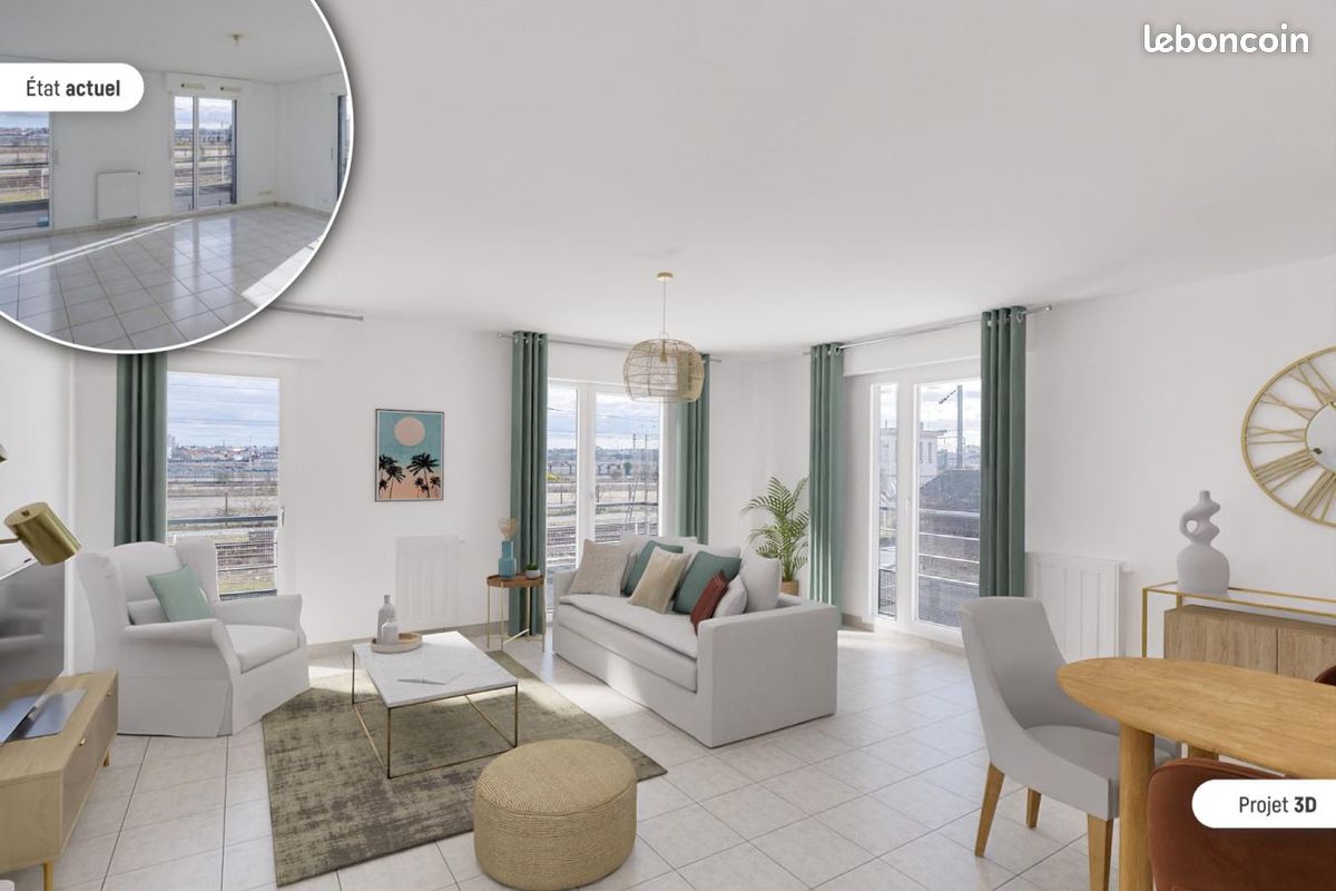Appartement 3 pièces 77 m² · à Nantes · 77 m² · 999 €/mois