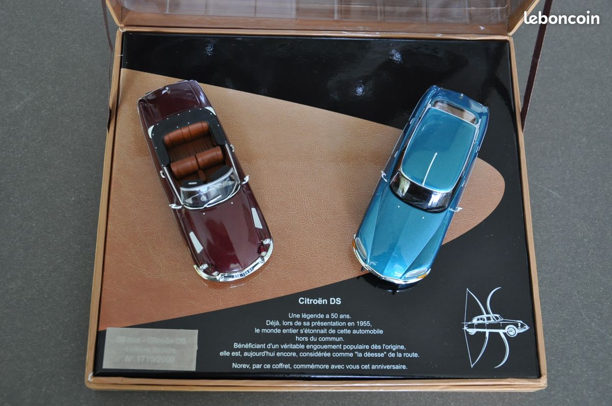 NOREV 1/43 Citroën DS, Coffret 50 Ans, édition Limitée 0548/2000