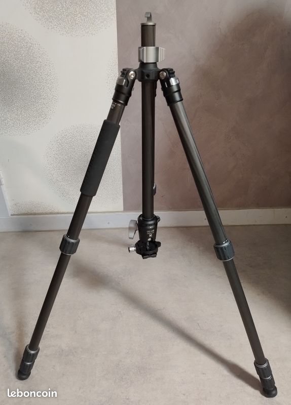 Trépied carbone professionnel K&F Concept 172cm + Rotule métal BH-30 (image 6)