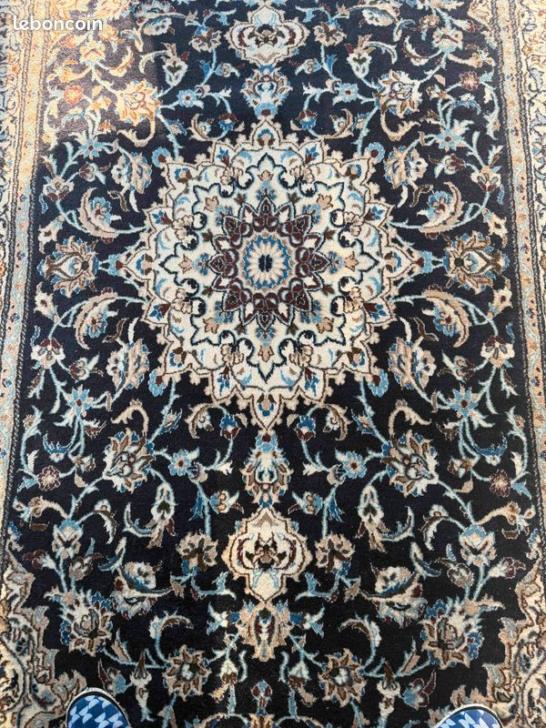 Tapis orient type Nain fait main (image 5)