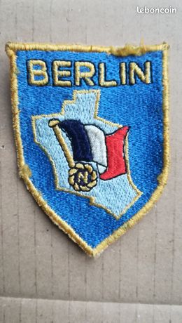 Patch Original FFA – Forces Françaises Allemagne, Insigne Tissu Berlin, D'occasion