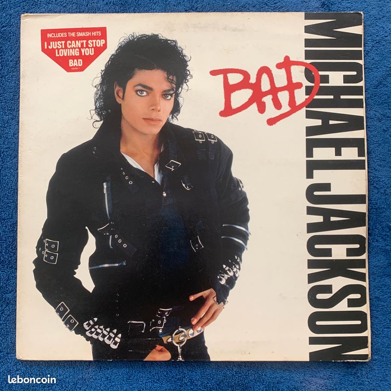 Michael jackson - bad - vinyle 33t (image 1)