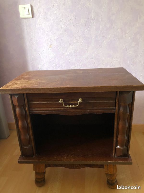 Table de nuit bois (image 2)