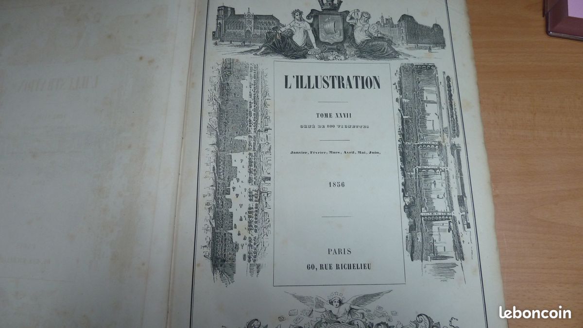 Relié L'illustration 1856 (image 1)