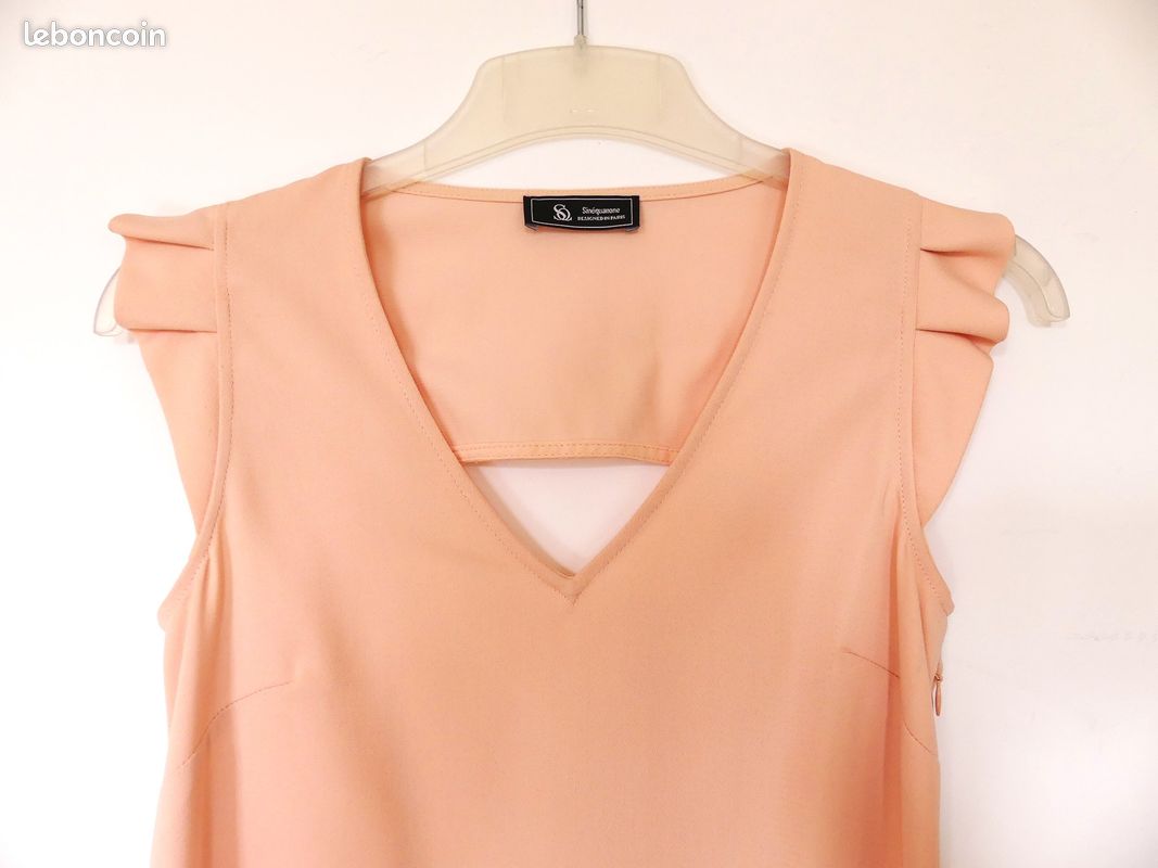 TB Robe SINEQUANONE, rose, T 34, TBE Vêtements