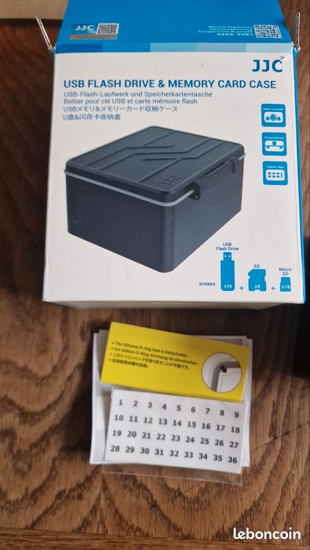 Boite de rangement pour clé usb carte sd et micro sd (image 2)