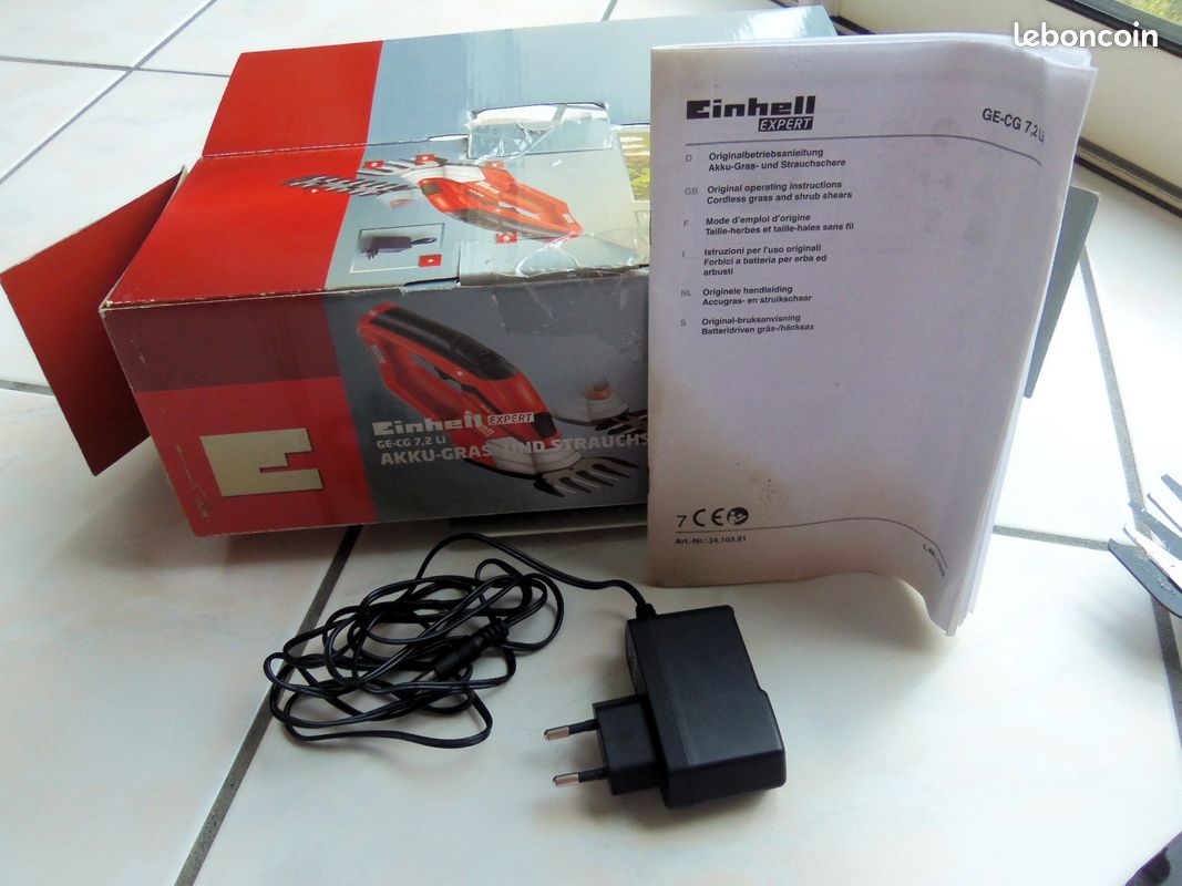 Einhell cisaille à gazon sans fil avec batterie (image 1)