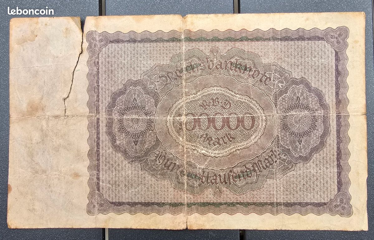 Lot de billets ancien 1000 Mark-100000Mark (image 5)