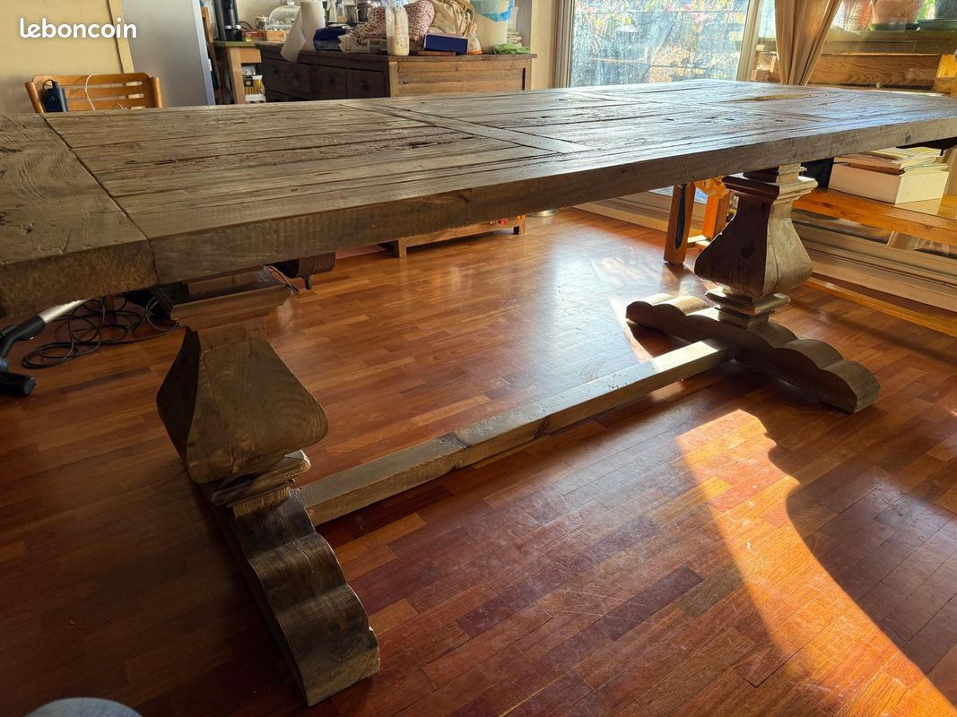 Table en bois salle à manger (image 1)