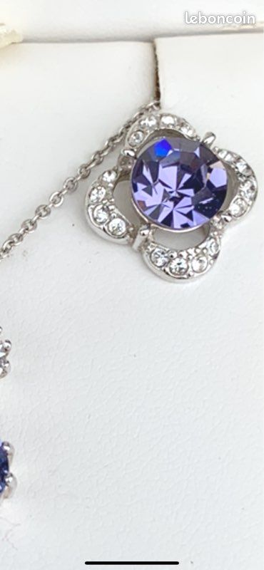 Kilkenny Silver, Irlande. Ensemble collier et boucles d'oreilles en argent. Neuf (image 4)