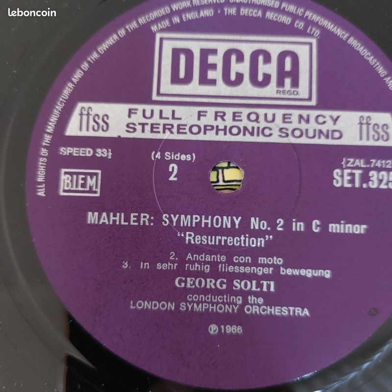 Decca ffss Solti Mahler Symphony 2 (image 5)