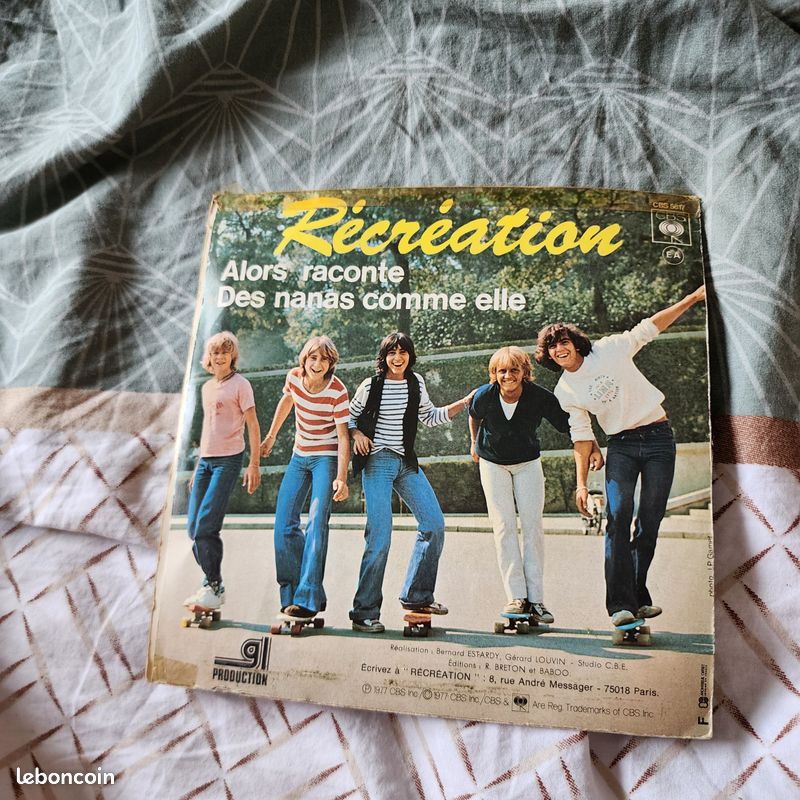 Récréation - Des nanas comme elle / Alors raconte - 45T (image 2)