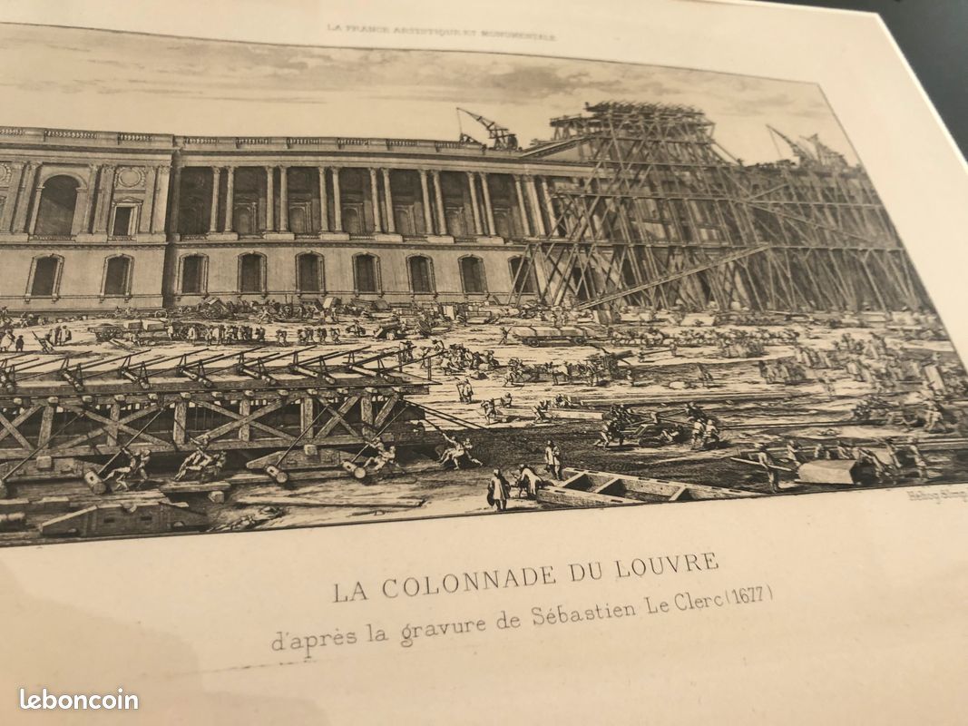 Héliogravure d'après gravure du Louvre - XIXème Siècle (image 2)