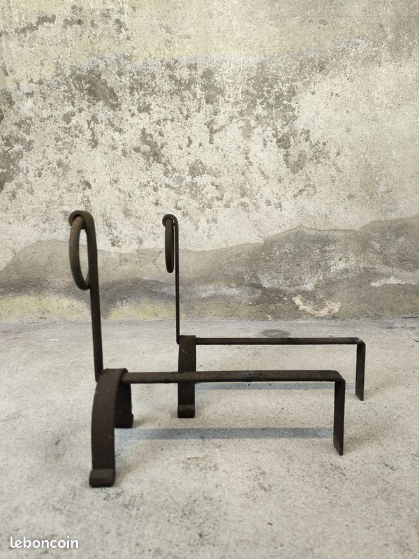 Paire de chenets vintage (image 4)
