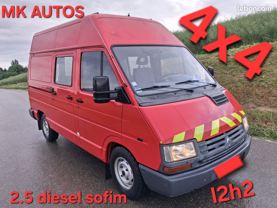 Trafic 4x4 2.5 Diesel sofim 063000km 1er main pompiers 🚒 MK autos (image 2)