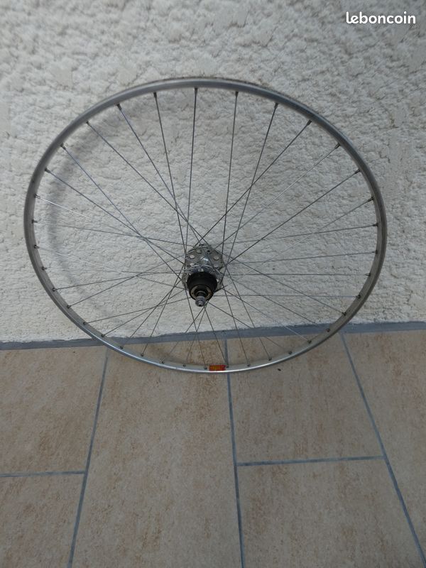 ROUES AV & ARR MAVIC (ALU) vélo course vintage racing bike ( diamètre +/- 640 mm EUR 79,00 - FR