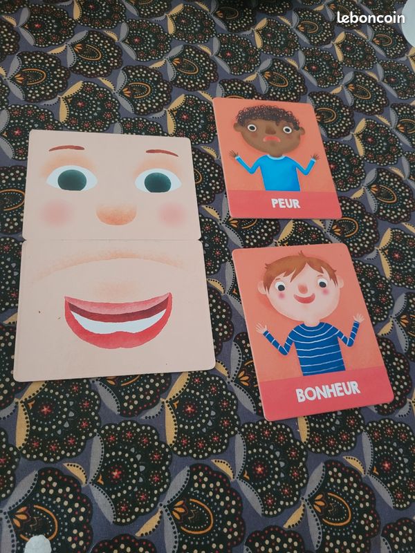 Jeu flash cards émotions et actions montessori (image 3)