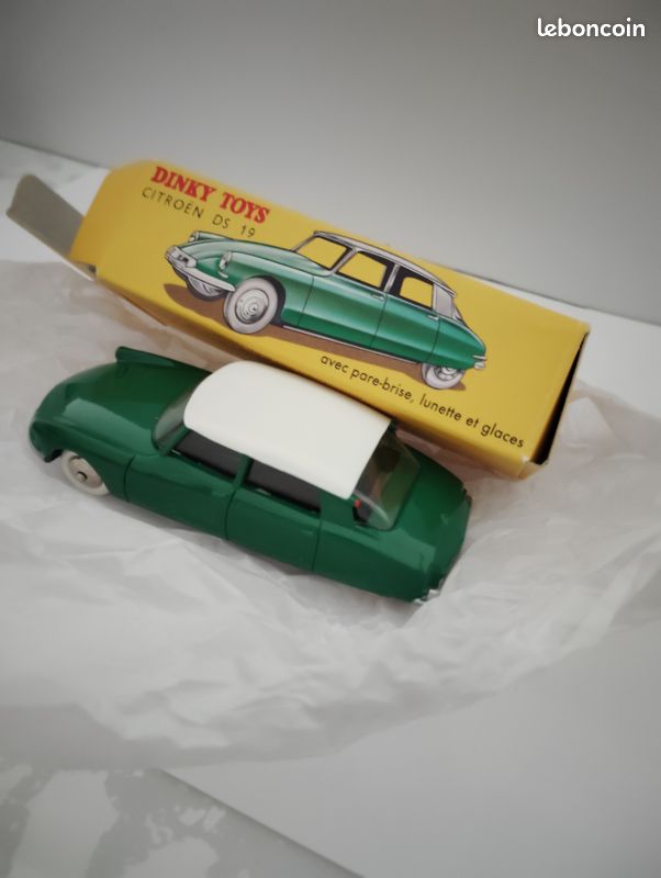 PAYA Citroën DS 19 Rallye – Miniature 1/32 – Vert Et Argent – Boîte D’origine