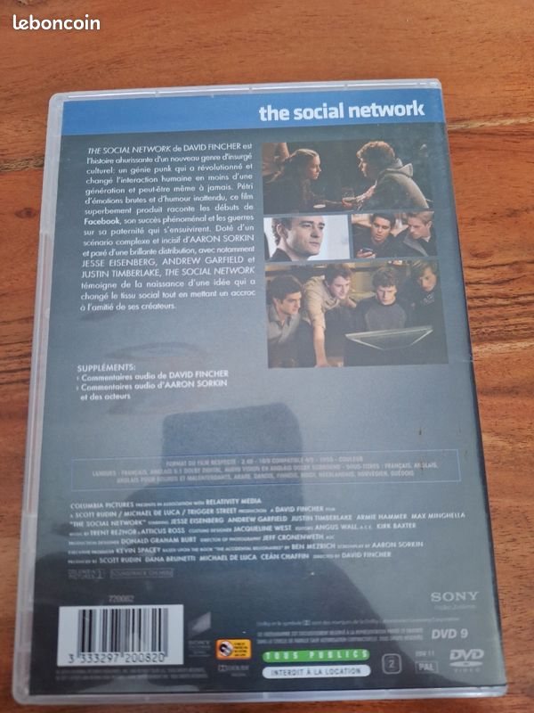 The social network (DVD) (image 2)