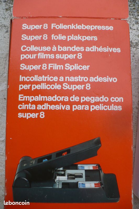 Colleuse à bandes adhésives pour film super 8. Soldée pour les fêtes (image 1)